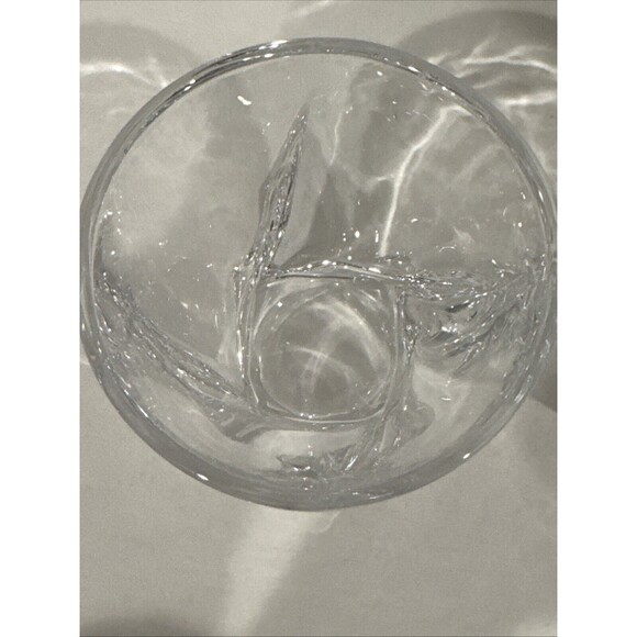 Set of 2 Mikasa Crystal "Motion" Twist Base Double Old Fashioned Glasses 3 3/4" - Picture 5 of 6